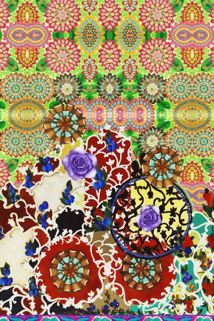 民族风印花华亿平台图片