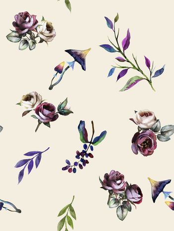 水彩印花华亿平台图片