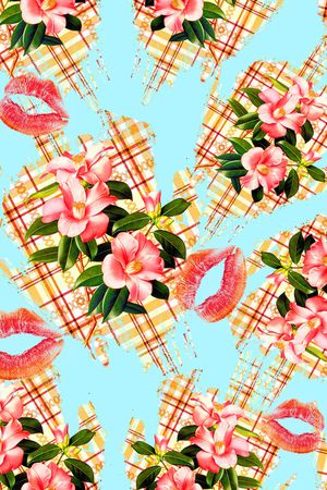 抽象印花华亿平台图片