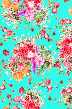 抽象印花华亿平台图片