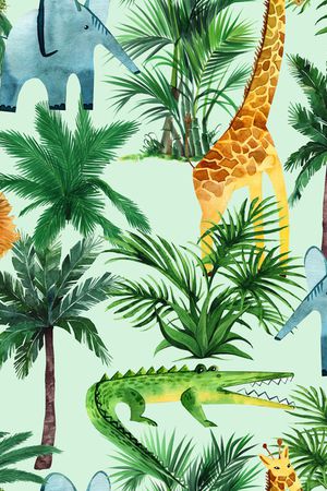 热带丛林印花华亿平台图片