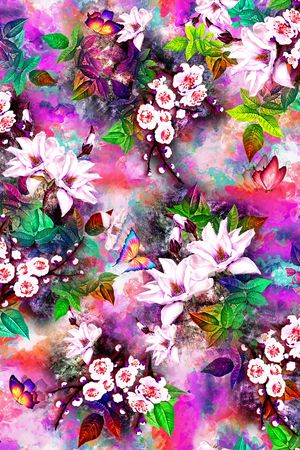 抽象印花华亿平台图片