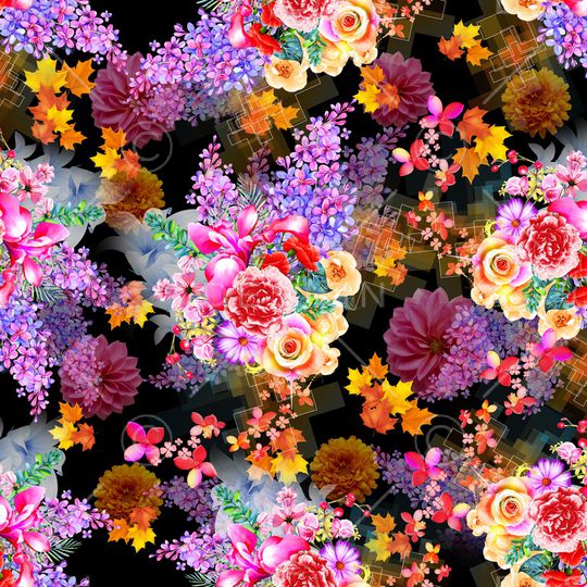 抽象印花华亿平台图片