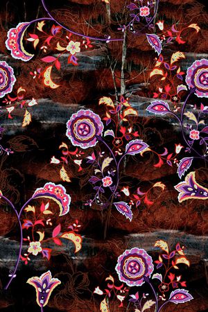 花朵印花华亿平台图片