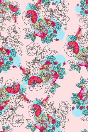 线描印花华亿平台图片