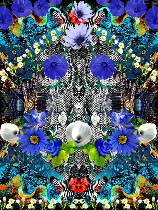 抽象印花华亿平台图片