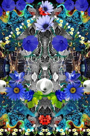 抽象印花华亿平台图片