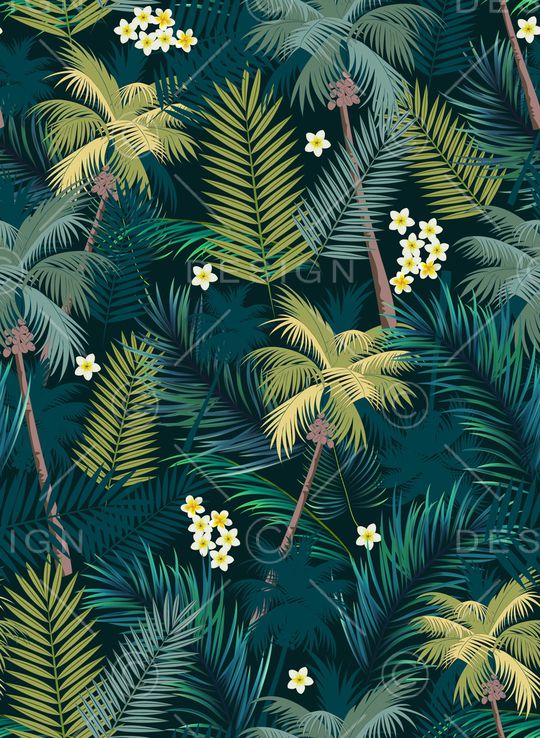 植物印花华亿平台图片