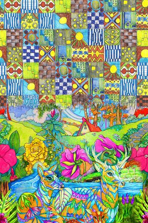 民族风印花华亿平台图片