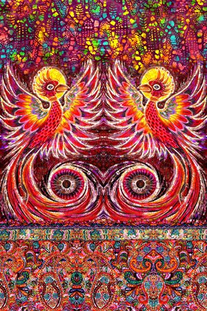 民族风印花华亿平台图片