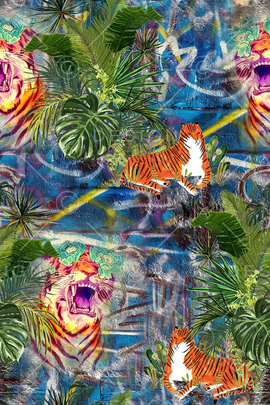 老虎印花华亿平台图片