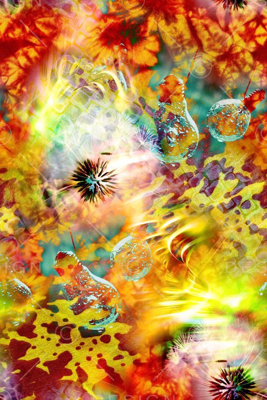 抽象印花华亿平台图片