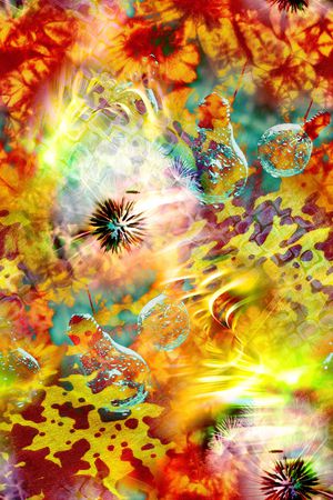 抽象印花华亿平台图片