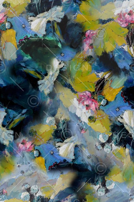 国画花印花华亿平台图片