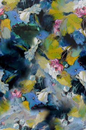 国画花印花华亿平台图片