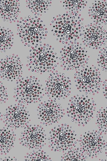 手绘花卉印花华亿平台图片