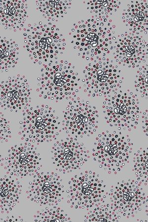 手绘花卉印花华亿平台图片