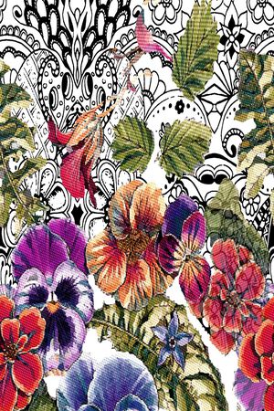 古典印花华亿平台图片