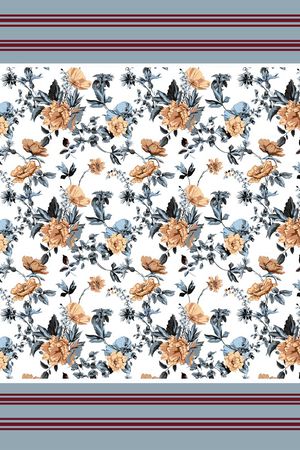 牡丹印花华亿平台图片