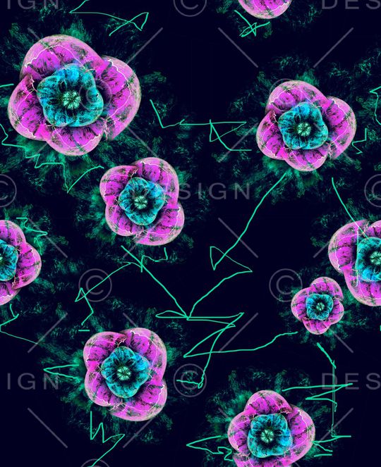 抽象印花华亿平台图片