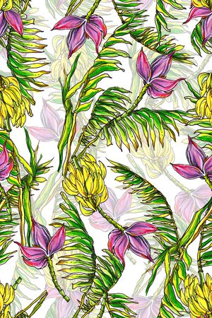 热带风印花华亿平台图片