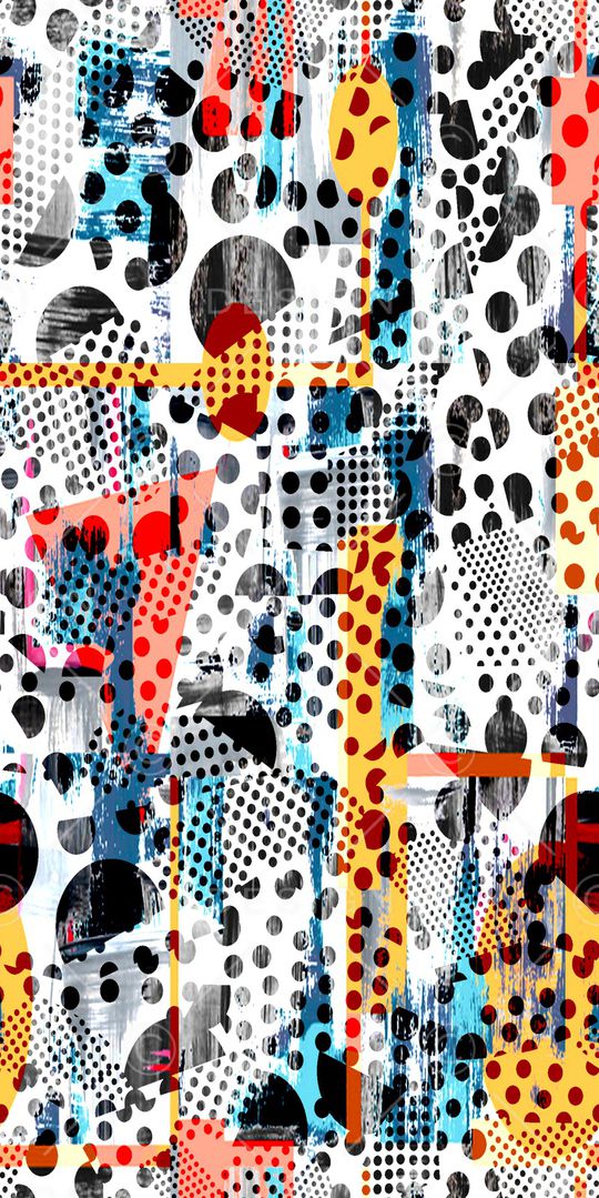 几何印花华亿平台图片