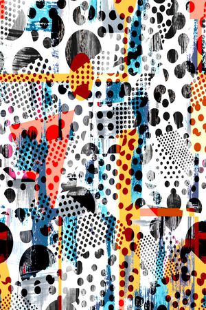 几何印花华亿平台图片