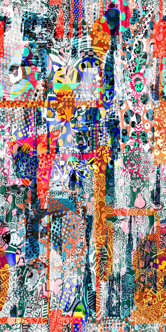 色块印花华亿平台图片