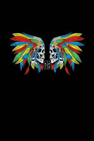 骷髅头印花华亿平台图片