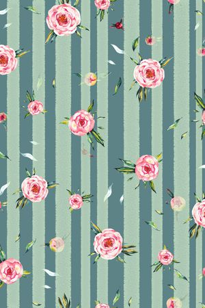 小清新印花华亿平台图片