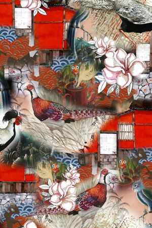 波西米亚印花华亿平台图片