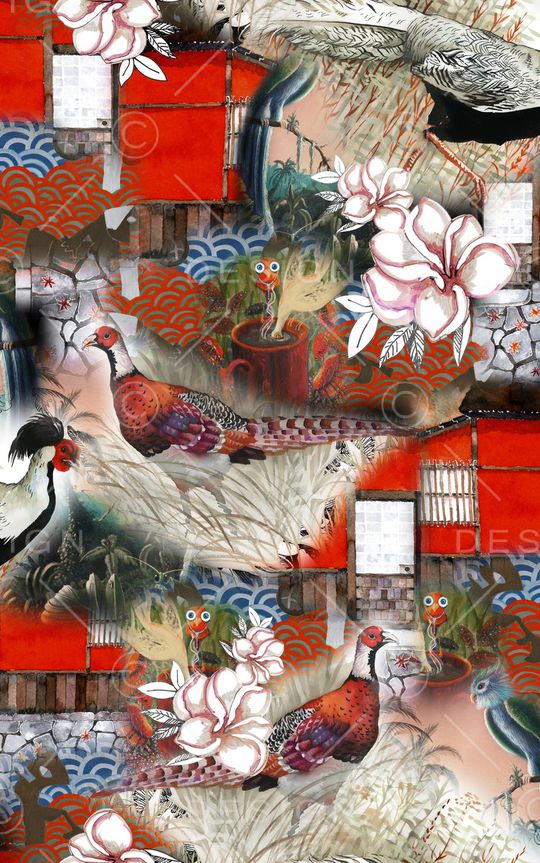 波西米亚印花华亿平台图片