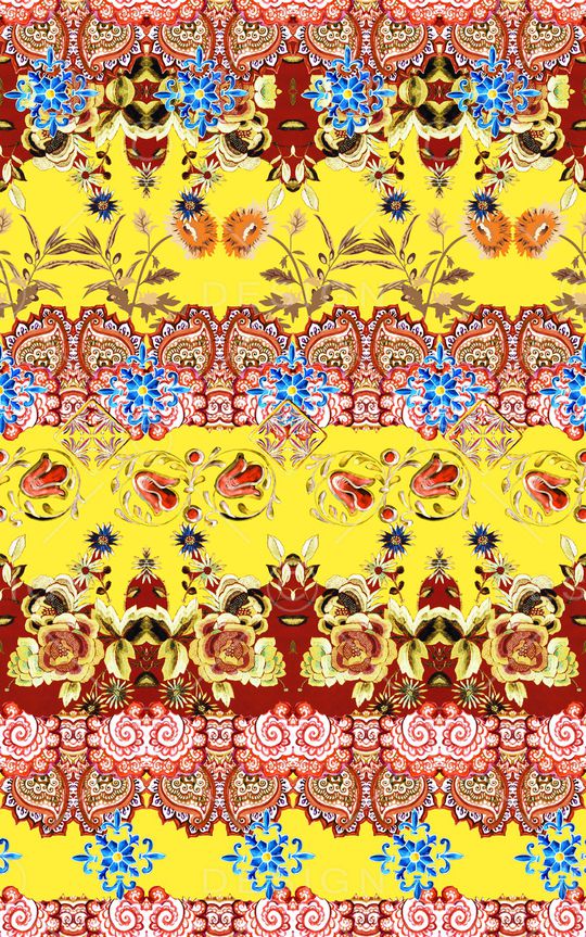 波西米亚印花华亿平台图片