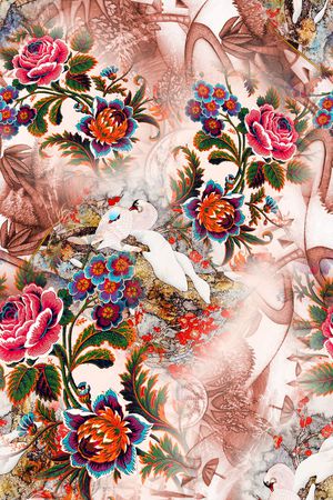 波西米亚印花华亿平台图片