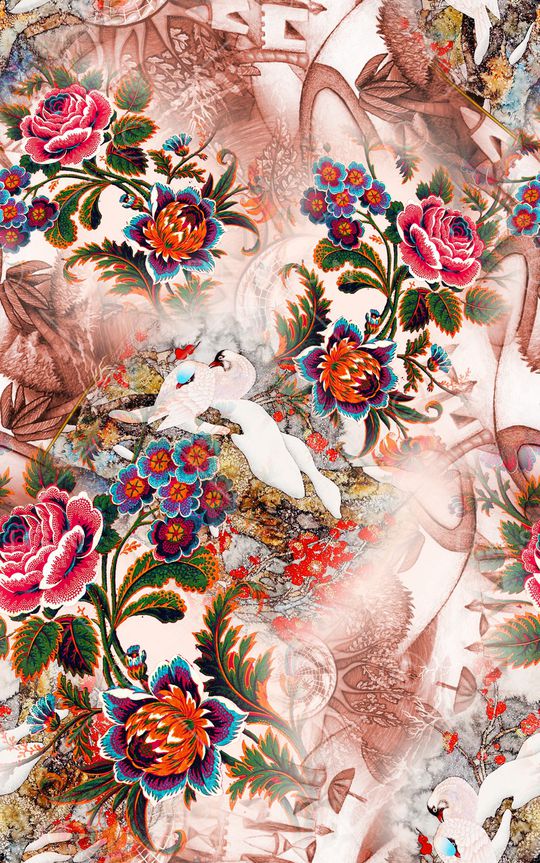 波西米亚印花华亿平台图片