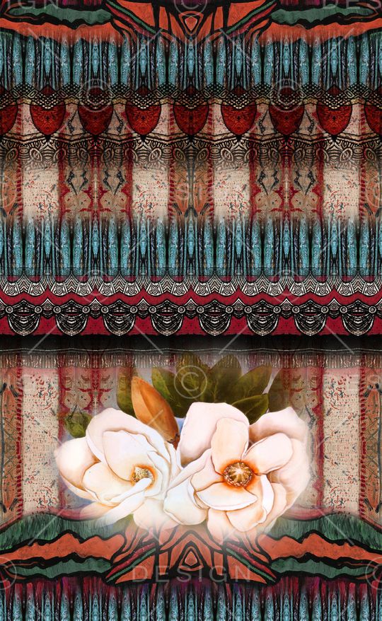 波西米亚印花华亿平台图片