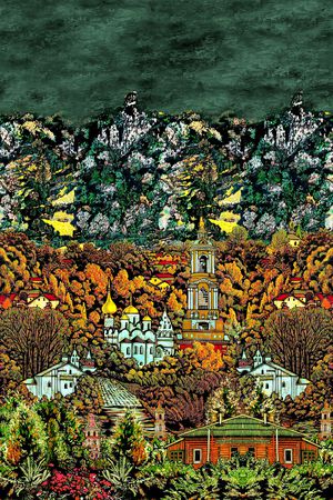 风景印花华亿平台图片