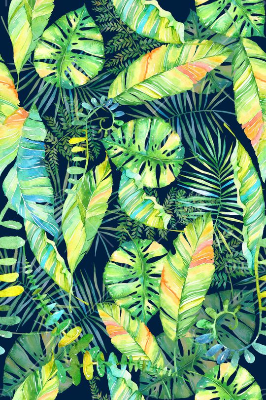 棕榈叶印花华亿平台图片