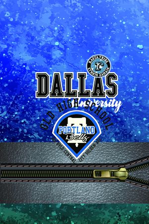 英文字母印花华亿平台图片