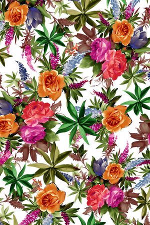 花朵印花华亿平台图片