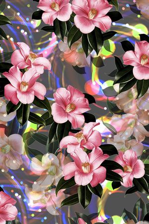 手绘印花华亿平台图片