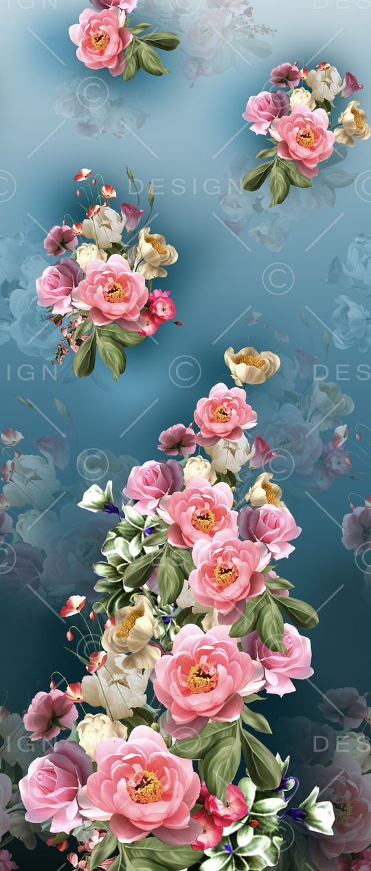 花朵印花华亿平台图片