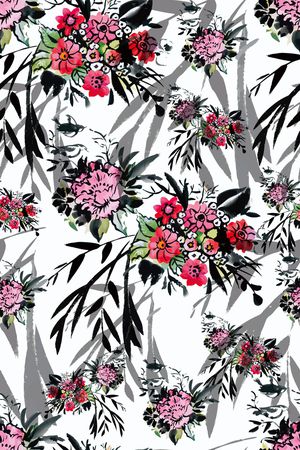 花鸟印花华亿平台图片