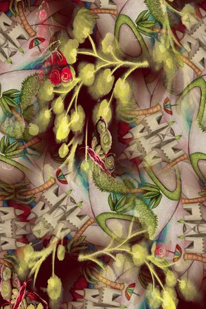 水彩印花华亿平台图片