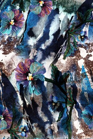 水彩印花华亿平台图片