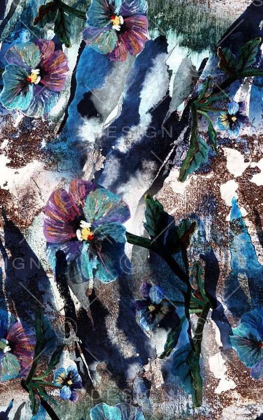 水彩印花华亿平台图片