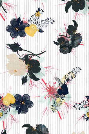 大碎花印花华亿平台图片