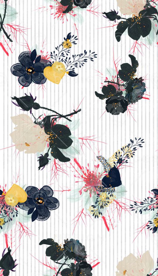 大碎花印花华亿平台图片