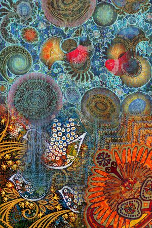 复古印花华亿平台图片