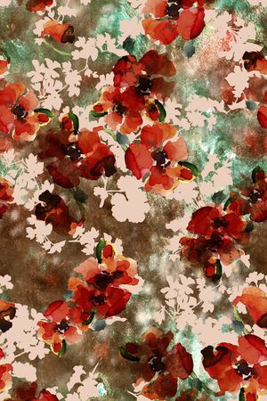 斑驳水彩印花华亿平台图片